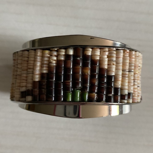 Shell Cuff Bangle Bracelet - Picture 3 of 5